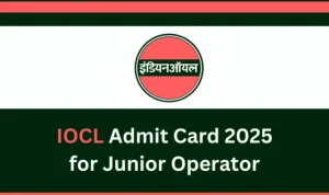 Iocl admit card