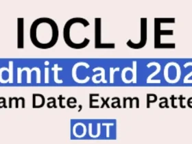 Iocl admit card