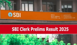 sbi clerk prelims result 2025