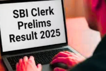 sbi clerk prelims result 2025